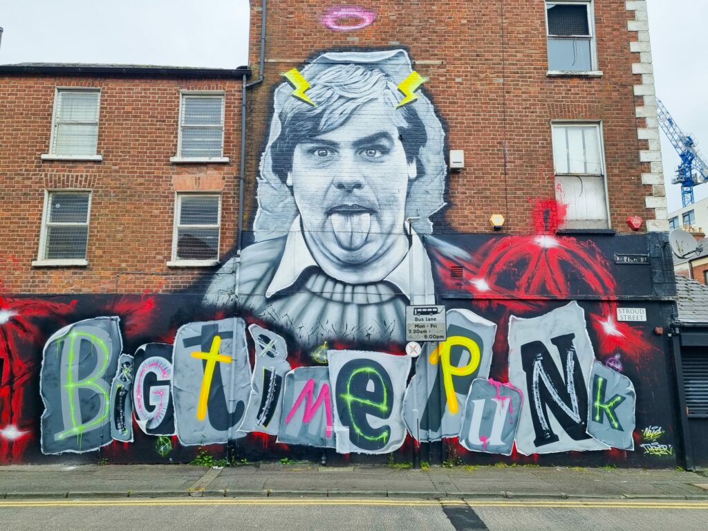 big time punk mural belfast